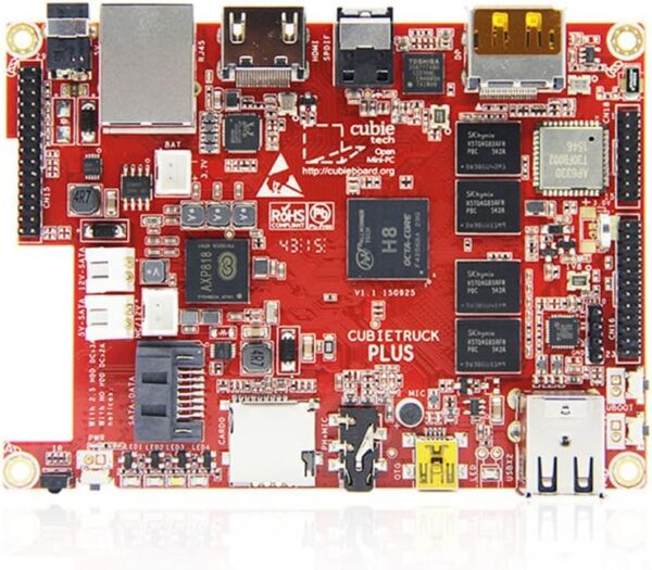 Allwinner H8 Development Board Cubieboard 5 ARM Cortex-A7 Octa-Core with 2G DDR3 RAM - Image 4