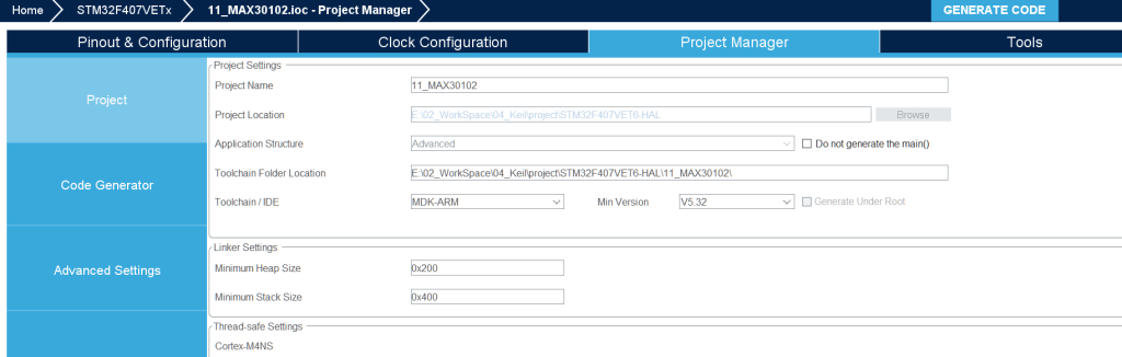 Complete Configuration and Export Project