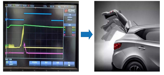 Off-brake protection mechanism waveform